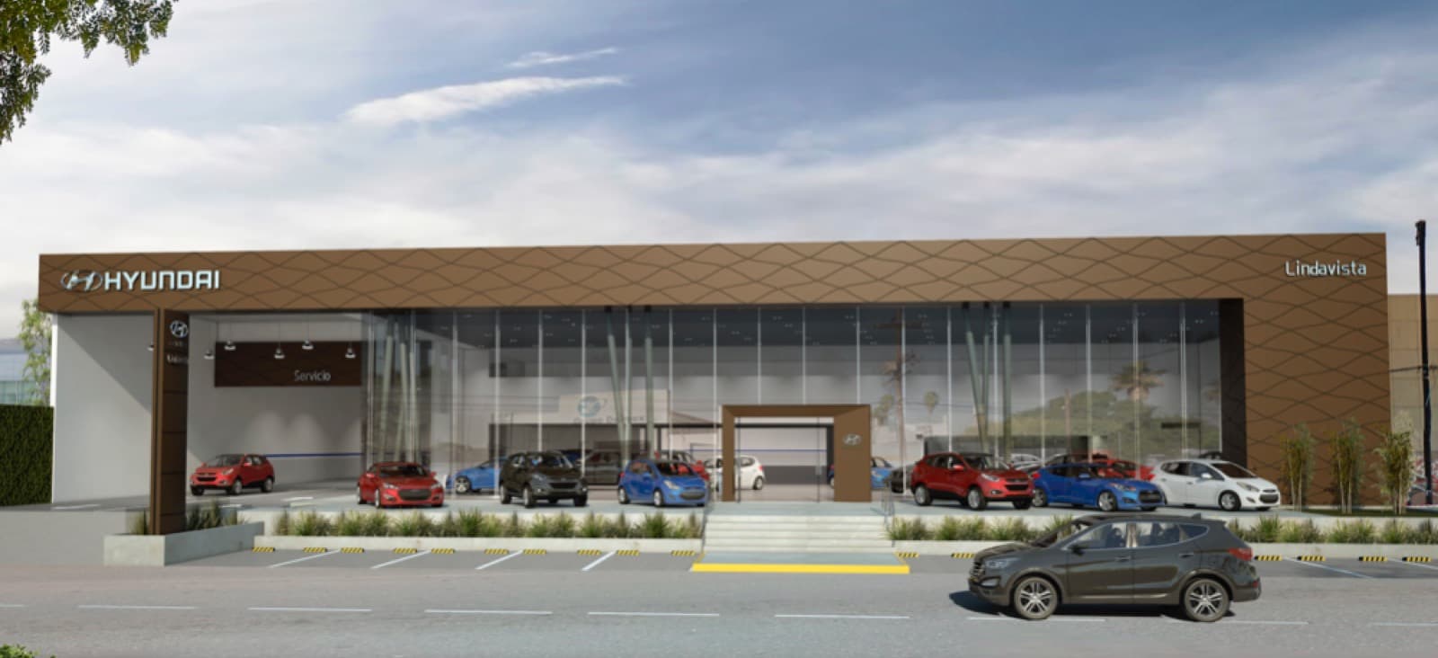 Fachada de Hyundai Lindavista