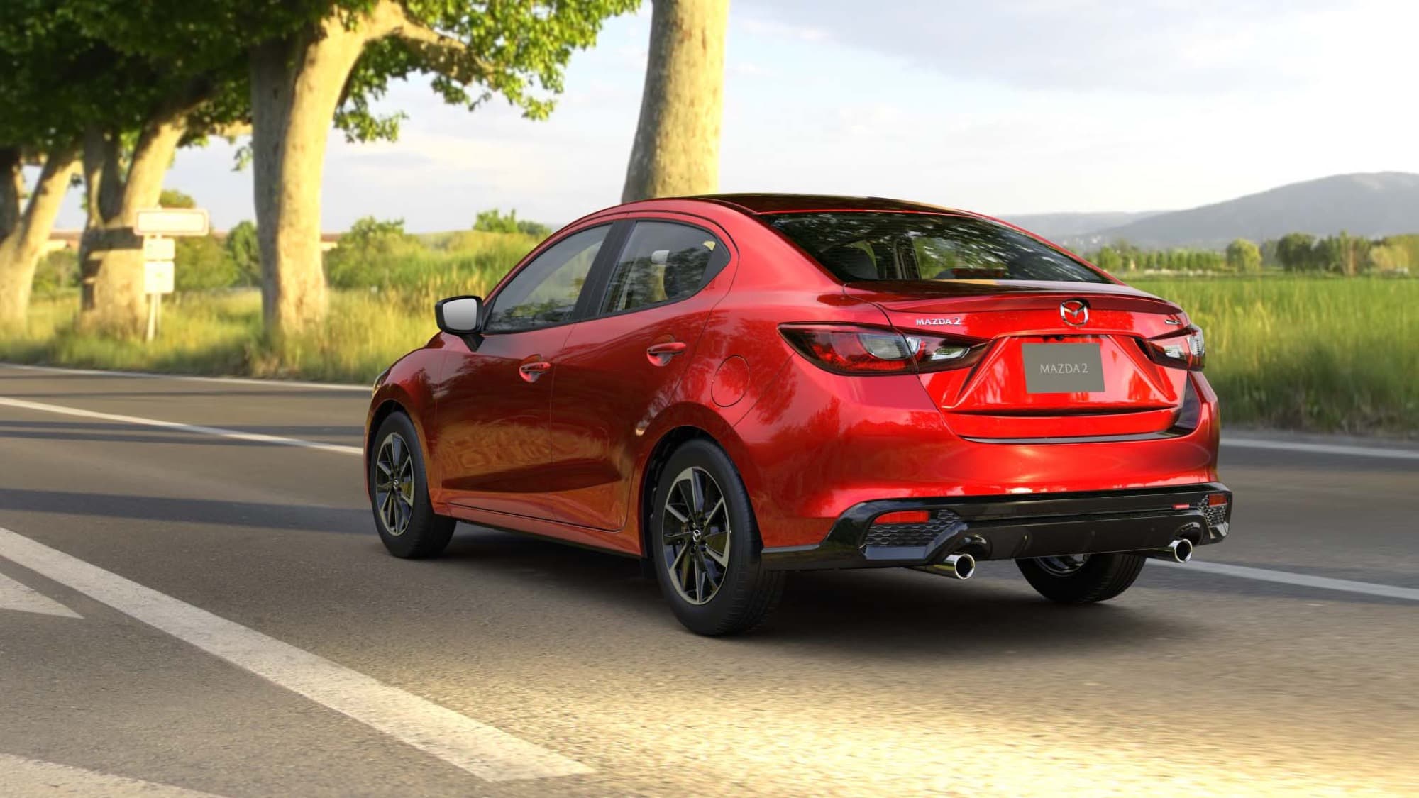 Mazda2 Sedán — vista 1